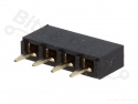Header pin socket female 1x4 pins
